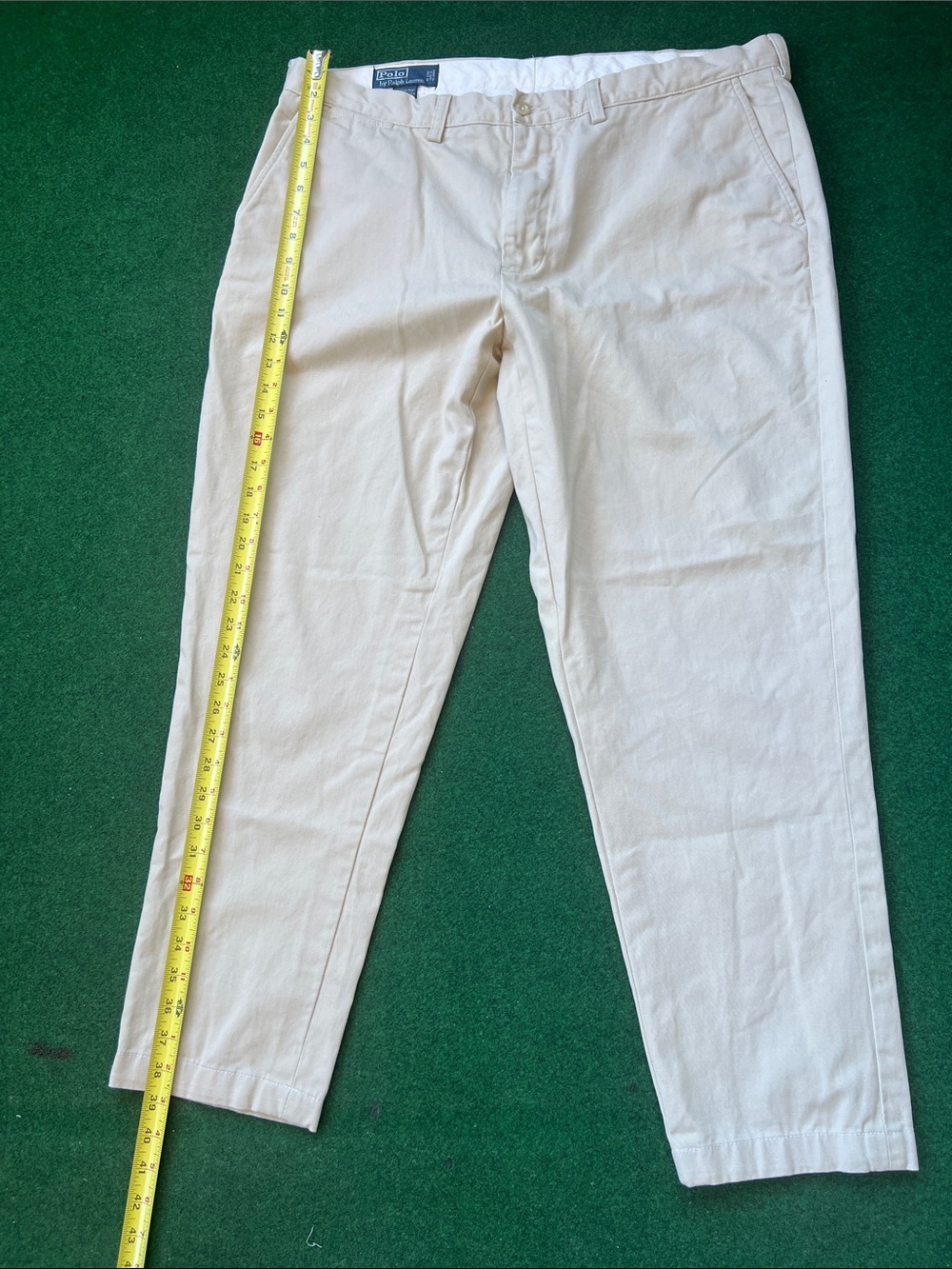 Polo by Ralph Lauren Light Beige Slim Chino Pants